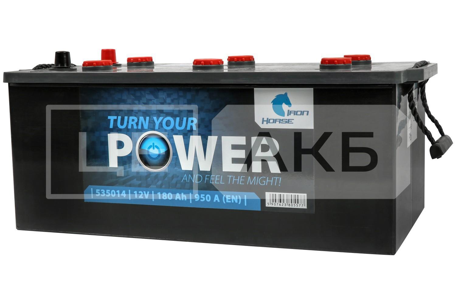 АКУМУЛЯТОР 12V 180AH 950A EN SHD L+  513*223*223MM R180484G