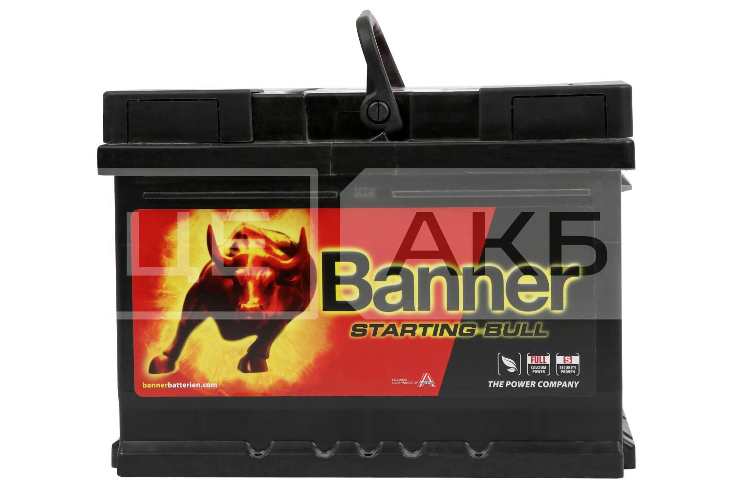 АКУМУЛЯТОР 12V 55AH 450A R+ STARTING BULL 241*175*175MM 55519