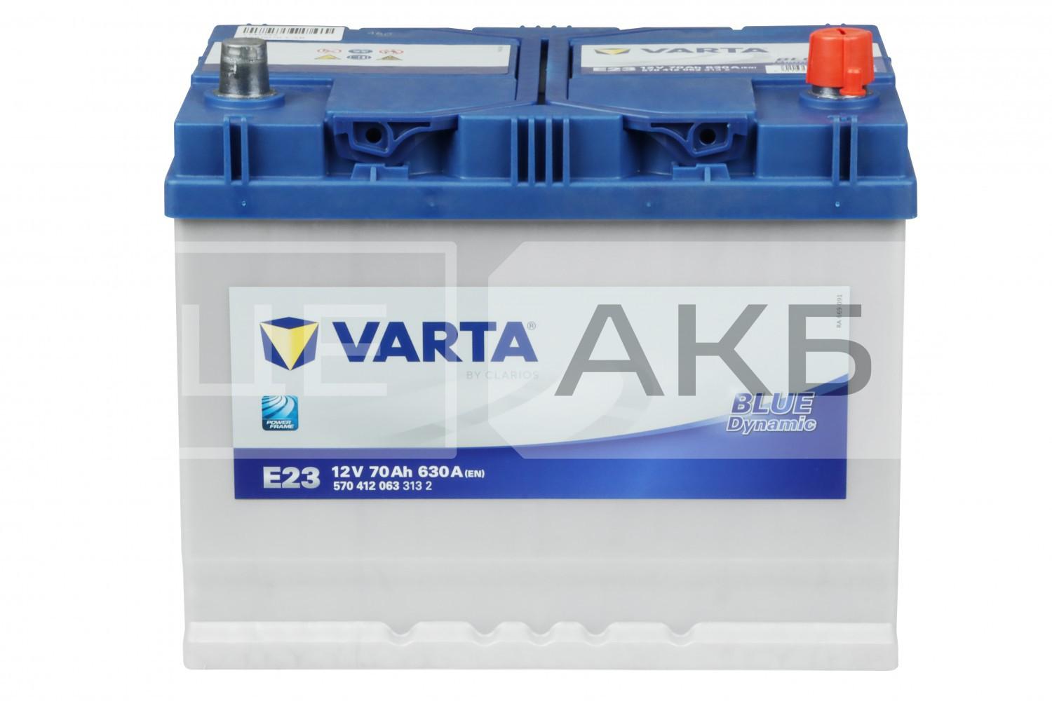 АКУМУЛЯТОР 12V 70AH 630A R+ DYNAMIC SLI 261*175*220MM 570412063