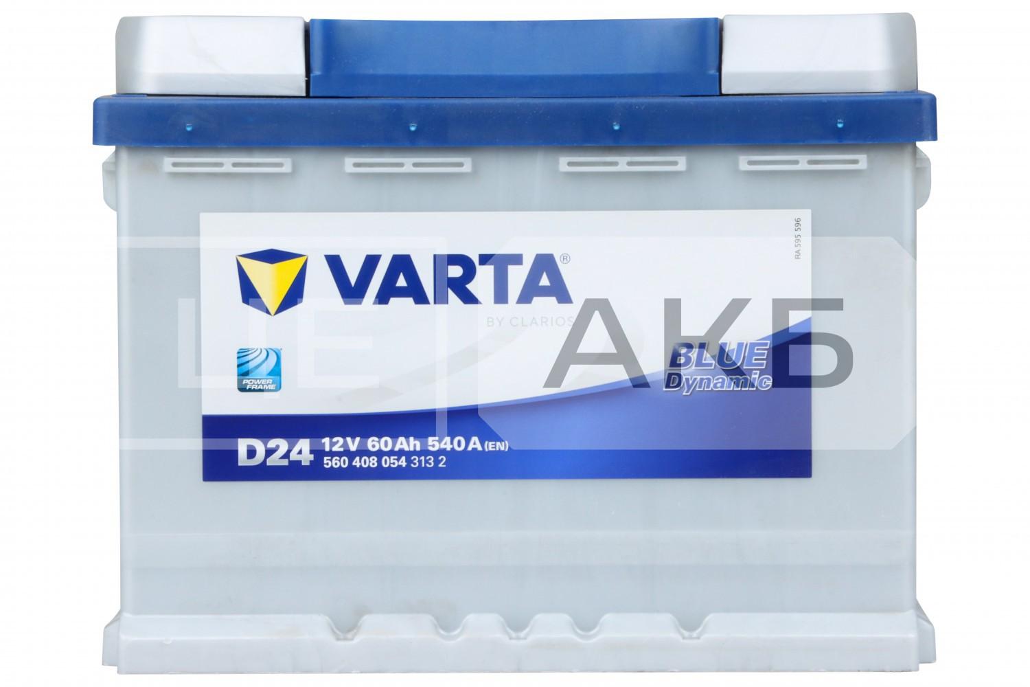 АКУМУЛЯТОР 12V 60AH 540A R+ DYNAMIC SLI 242*175*190MM 560408054